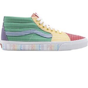Vans Sk8-Mid Pride Sneakers LGBTQ+ Multicolor Womens 9.5 Mens 8 UK 7 EU 40.5